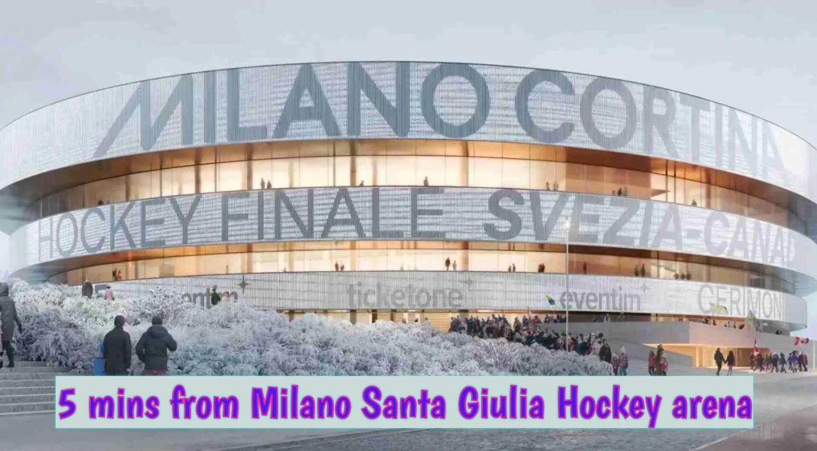 Apartament Mini Loft Fabrique - Milano Santa Giulia Hockey Arena Zewnętrze zdjęcie